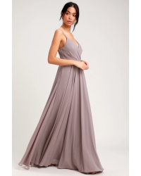 All About Love Taupe Maxi Dress